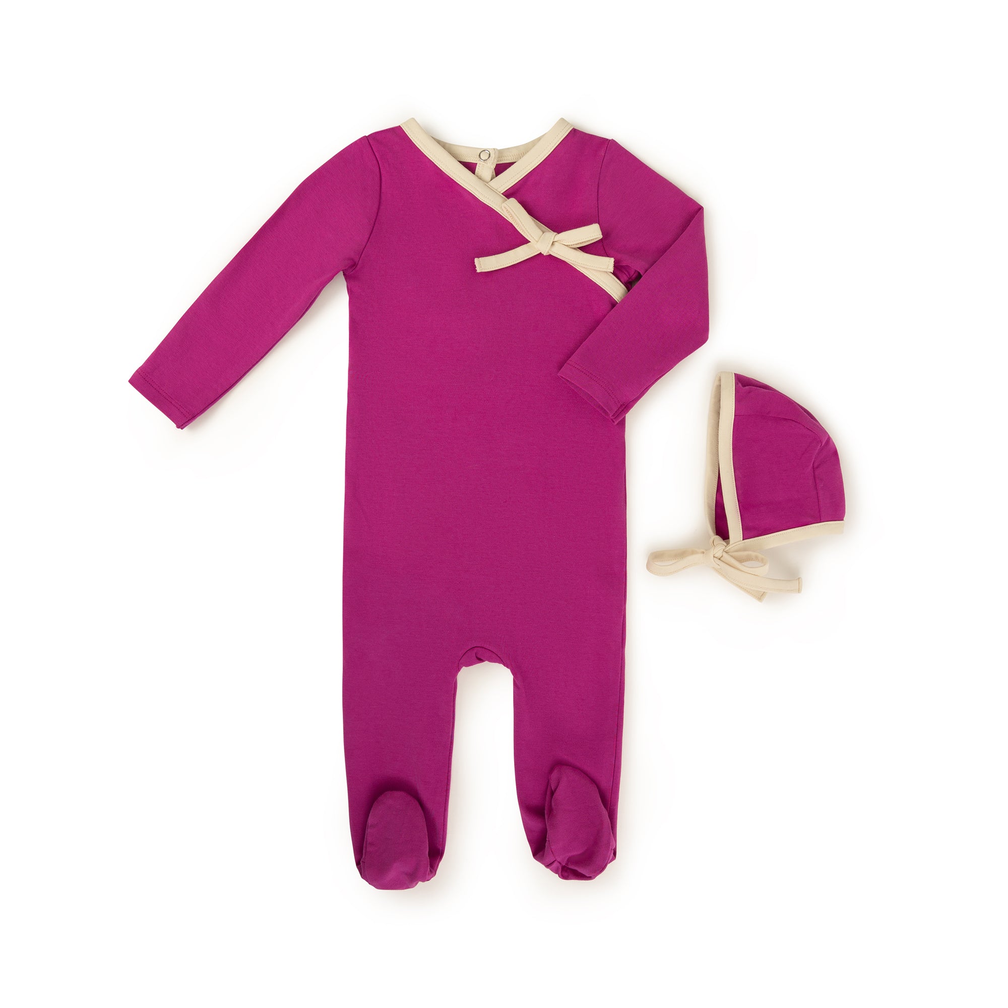 Magenta Dream Girls Footie