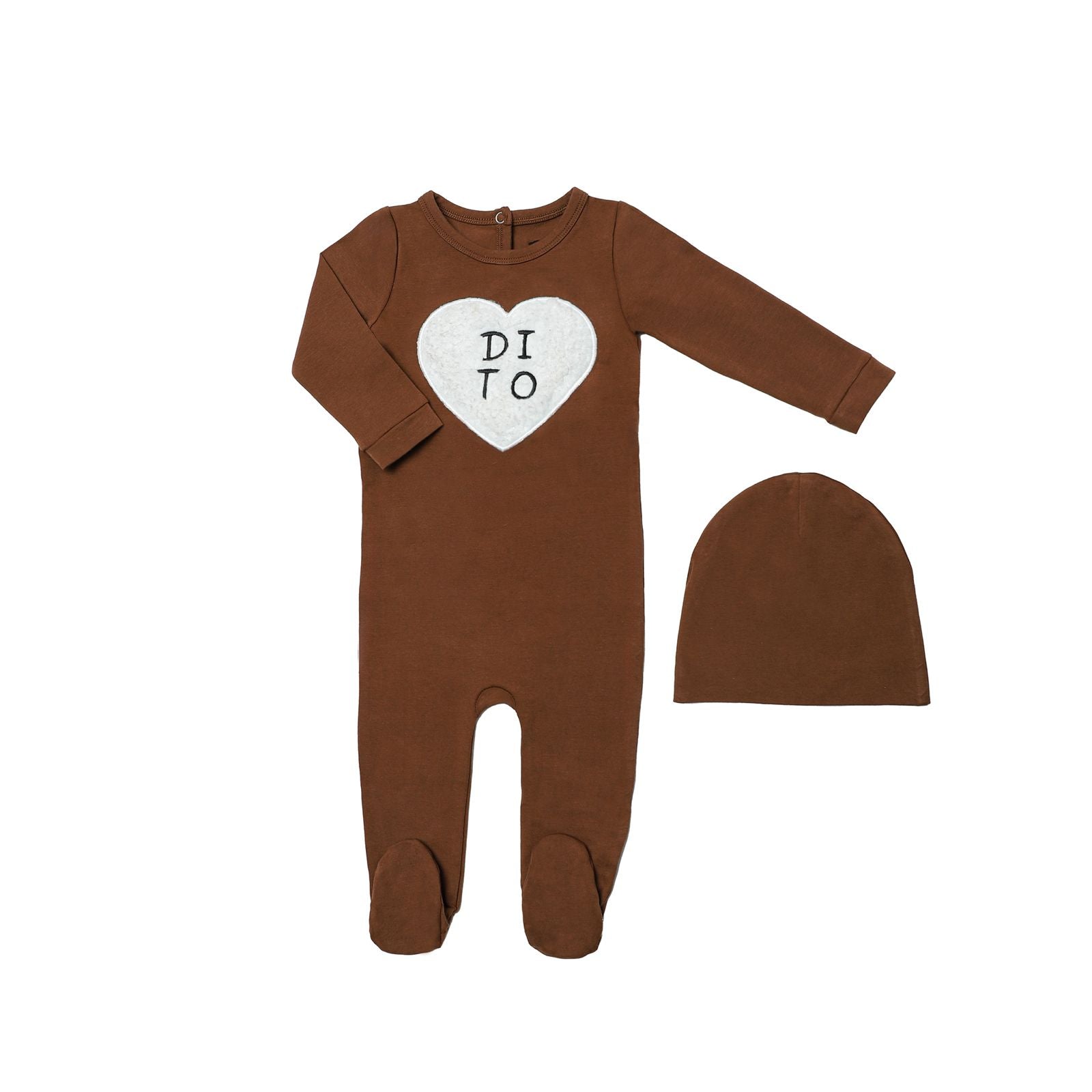 Mocha Mornings Girls Footie