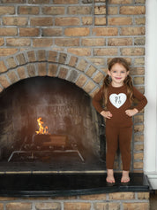 Mocha Mornings Girls Pajama