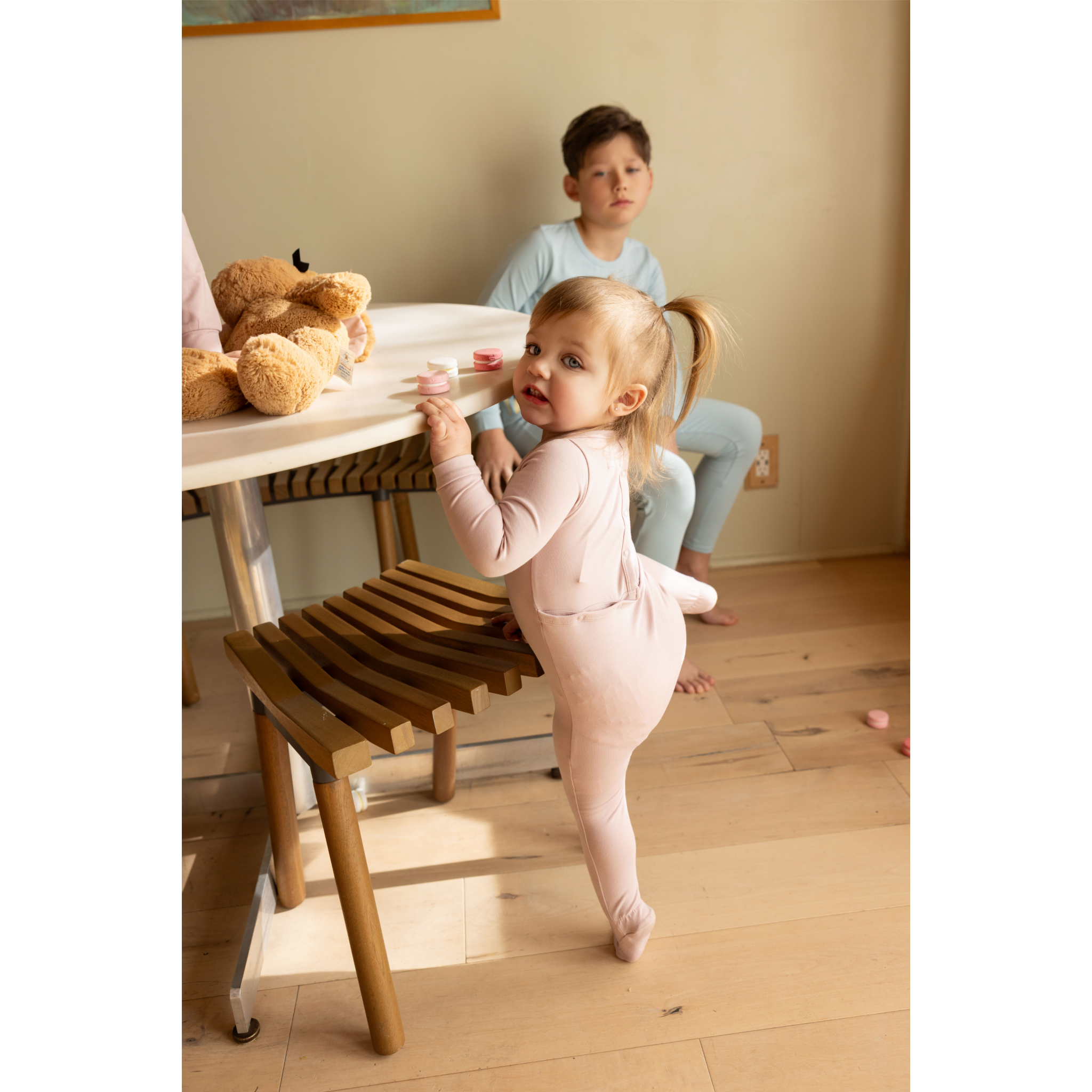 Dreamy Drift Collection Baby Girls Footie